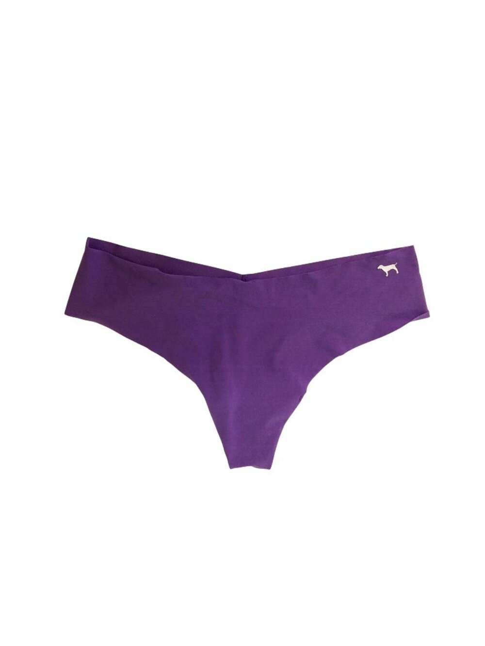 Victorias Secret Pink Seamless Purple Thong Underwear Size Small